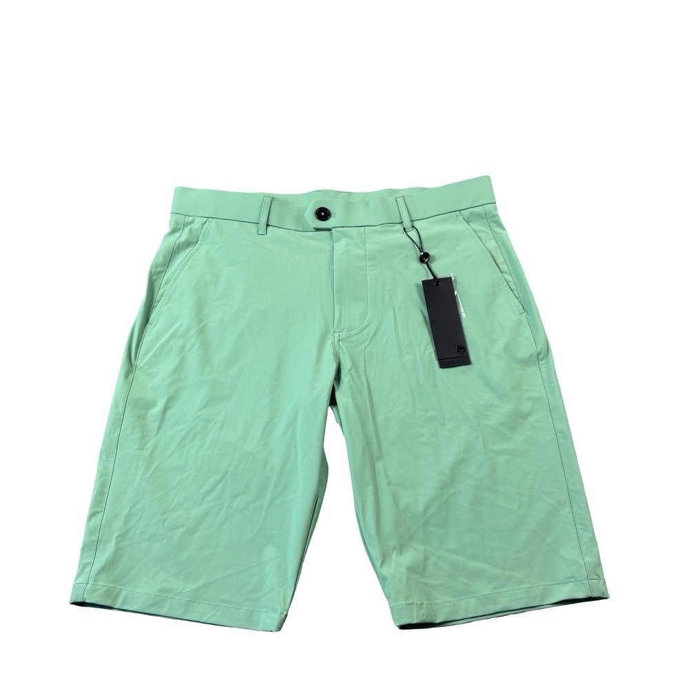 Greyson Montauk Performance Mens Golf Shorts Green MSP24B20 Size 32 NWT